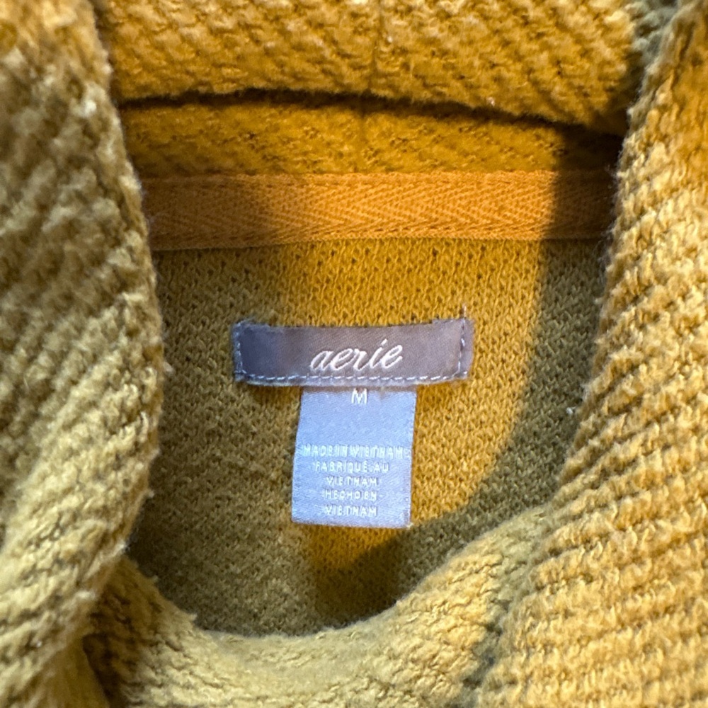 Aerie Yellow Turtle Neck Sweater